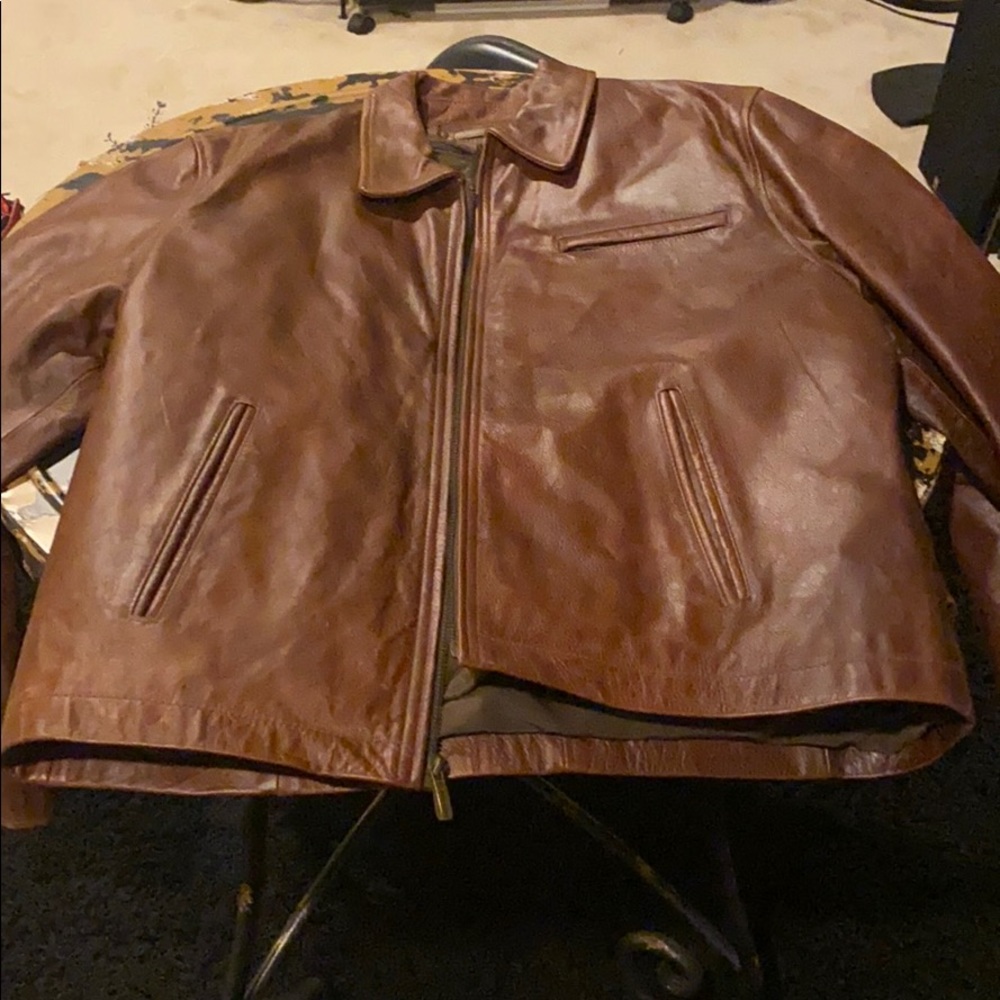 Genuine Leather Jacket - Picture 3 of 5